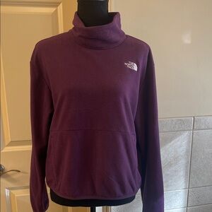 The North Face Deep Plum Purple Medium Fleece Top